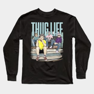 Thug Life Girls Watercolor Long Sleeve T-Shirt